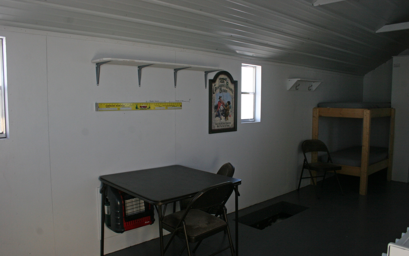 Ice Fishing Arnesen's Rocky Point Lodge Fishing Resort